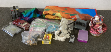 Costume Jewelry, Polaroid Camera and More