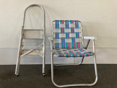 Metal Chair & Step stool