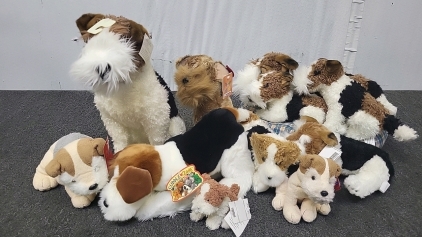 Stuffed Fox Terrier Dogs