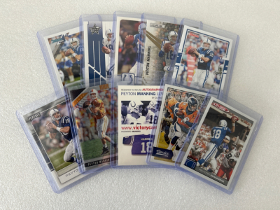 (10) Peyton Manning Sports Cards