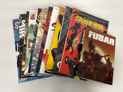 Marvel Spider Man Books and Fubar Volume 1 Comic Book