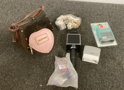 Hand Bag, Message Stamp, and More