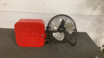 First Aid Box and Fan