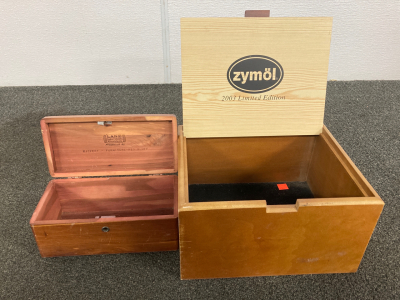 Cedar Box & Zymbol Box