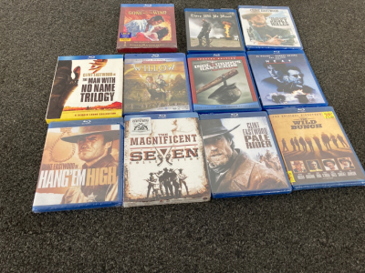 11 Blu Ray DVDS