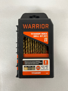 Warrior Titanium Index Drill Bit Set- New