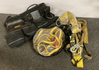 Framing Bags, Safety Harness, and Jumper Cables