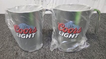 (2) Coors Light Pitchers