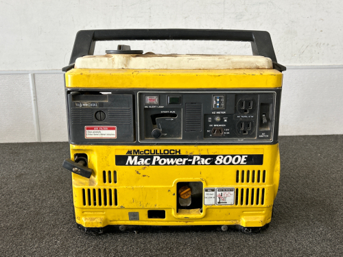 McCulloch Mac Power-Pac 800E Generator Some Compression