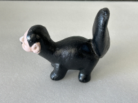 Cast Iron Hitler Skunk with Mussolini Tattoo