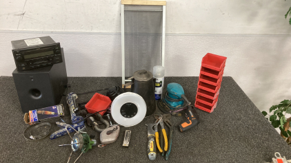Tested Orbital Sander , Pliers, and More