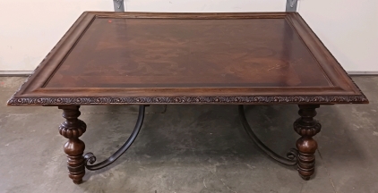 Elegant Beautiful Wood Coffee Table 22" H x 56" x 45"