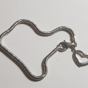 Silver Pandora Style Bracelet
