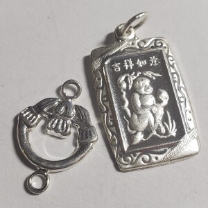 Silver Lot Of 2 Pendant