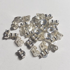 Silver Backs Earrings
