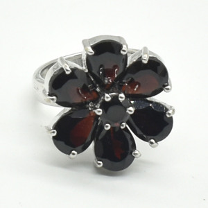 Silver Garnet(7.65ct) Ring