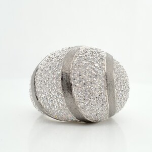 Silver CZ(5ct) Ring