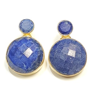 Silver Lapis Lazuli Earrings