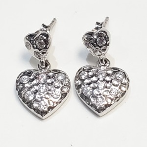 Silver CZ Earrings