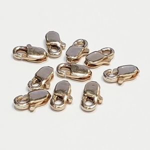 14K Gold Filled Pack Of 10 Lobster Clasp