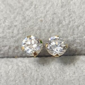 14K CZ Earrings