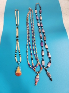 (3) Handmade Native American Necklaces