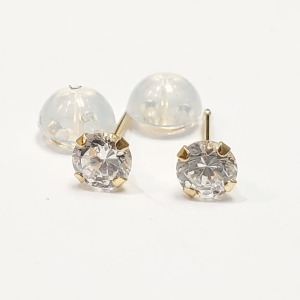 14K CZ Earrings