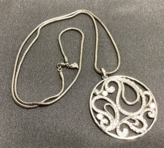 Large Dark Toned Myrka Pendant Necklace