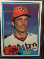 Nolan Ryan 1981 Topps Baseball Card