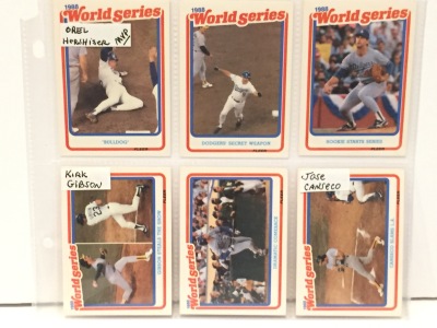 1988 World Series Baseball Cards - Mint/Rare