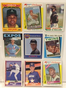 Vintage Baseball Cards - Nolan Ryan/Reggie Jackson