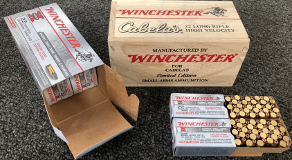 Cabela’s Limited Edition Box Of (500) Rnds. Winchester 22 Long Rifle Ammo