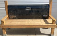 Custom Made Ford F350 Tailgate And Wooden Bench