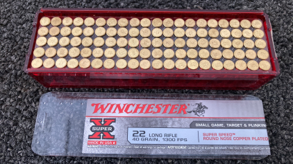 (100) Rnds. Winchester Super X 22 Long Rifle Ammo