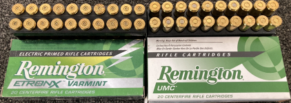 (40) Rnds. Remington 22-250 REM Ammo