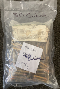 Bag Of 30 Carbine Ammo