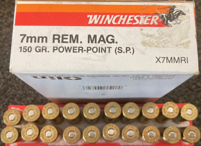 (20) Rnds. Winchester REM. MAG. Ammo