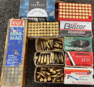 (6) Boxes 22 Long Rifle Ammo