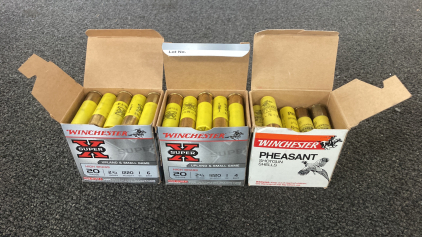 (71) Rnds. Winchester 20 Ga Ammo