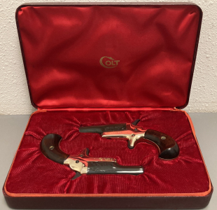 Pair Of Colt Derringer 22 Cal Short Pistols&mdash;44494 D & 44495 D