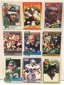 Vintage Football Cards - Joe Namath/Walter Payton