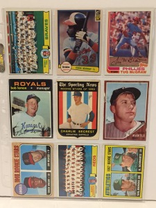 Estate Vintage Baseball Cards - Mickey Mantle/Tug McGraw