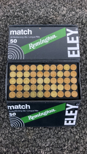 (100) Rnds. Remington ELEY .22 Rimfire Long Rifle Ammo