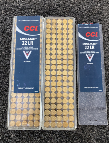 (200) Rnds. CCI Mini-Mag 22 LR Ammo