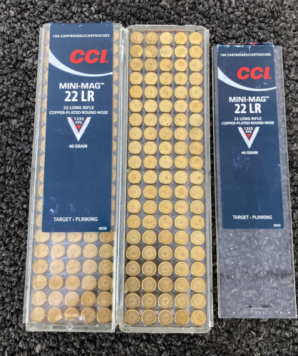 (200) Rnds. CCI Mini-Mag 22 LR Ammo