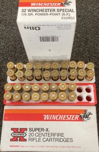 (36) Rnds. Winchester 32 Winchester Special Ammo