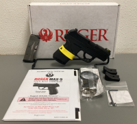 Ruger Max-9 Optics Ready 9mm Pistol- New— 350102295