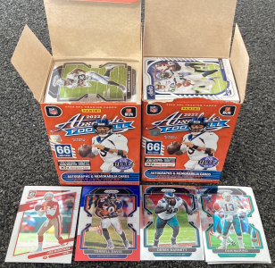 (2) Boxes 2022 Absolute Football Cards