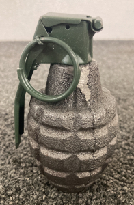 WWII US MK2 Pineapple Type Hand Grenade- Inert