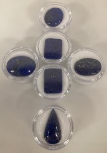 (6) Lapis Lazuli Gemstone Cabochons